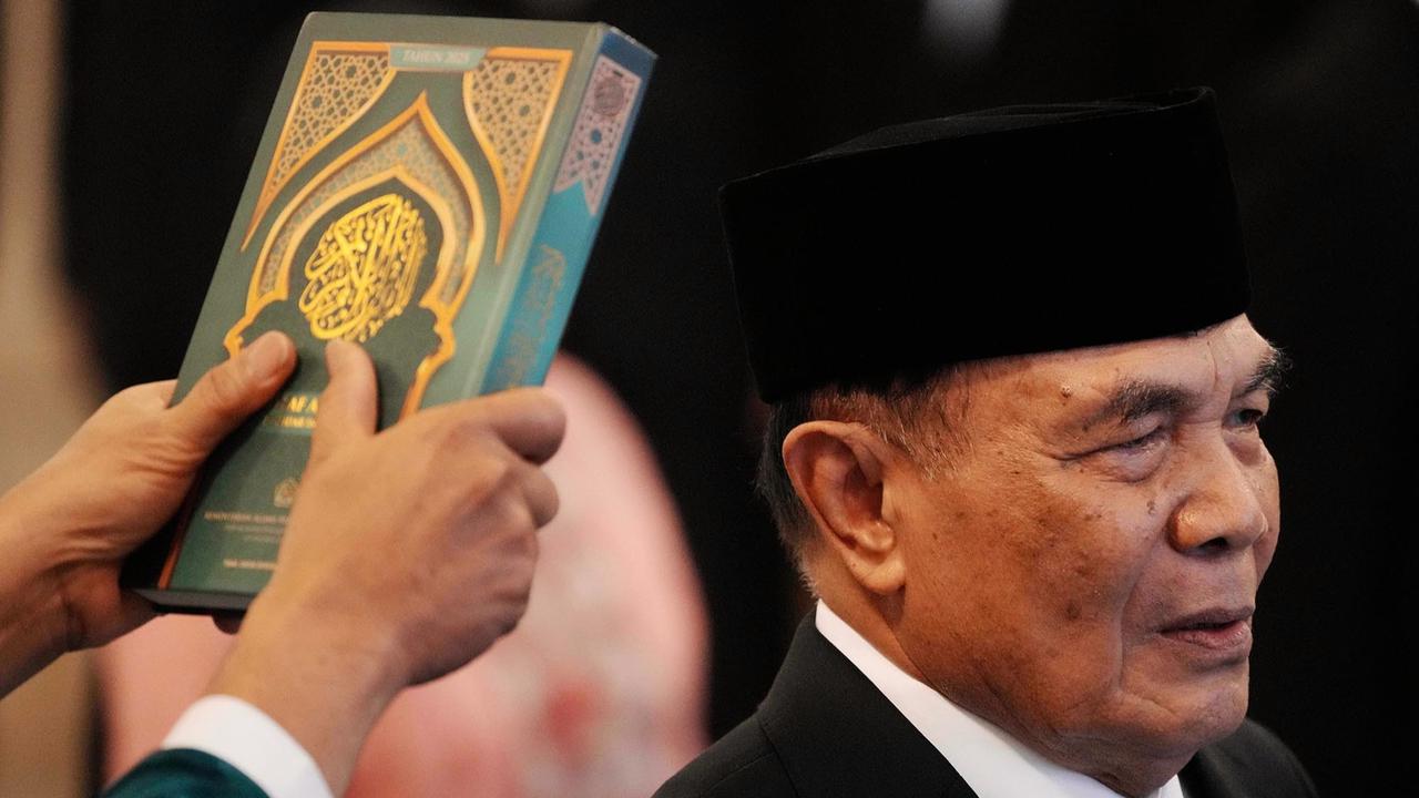 FOTO: Presiden Prabowo Lantik Djamari Chaniago sebagai Menkopolhukam, Erick Thohir sebagai Menpora