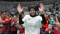 Jakarta BIN keluar sebagai juara kategori putri PLN Mobile Proliga 2024. Raihan ini dilengkapi dengan keberhasilan pemainnya, Megawati Hangestri, meraih predikat MVP. (Istimewa)