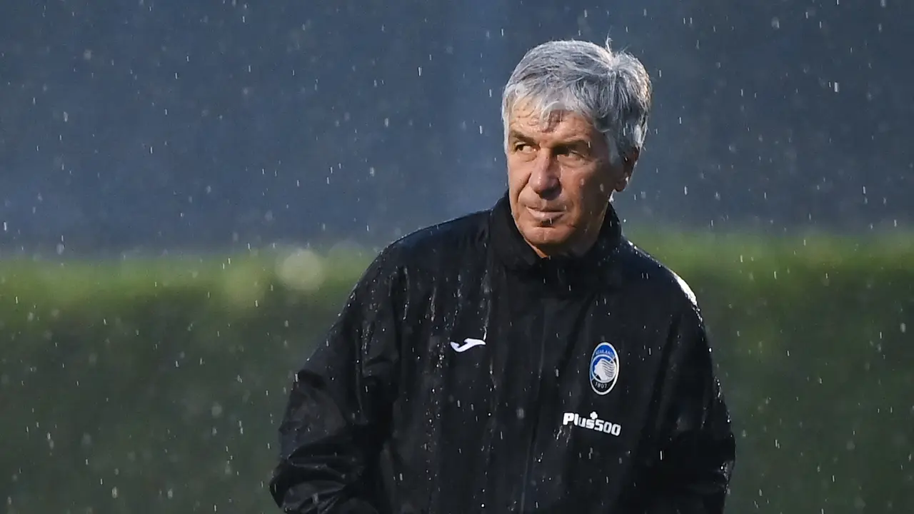 Semangat Pemain Atalanta Saat Latihan Jelang Hadapi Manchester United