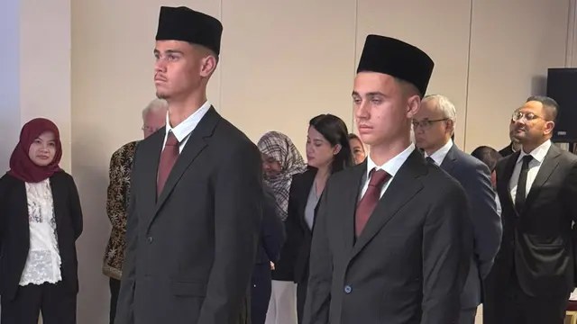 Mees Hilgers dan Eliano Reijnders sudah resmi menjadi WNI.