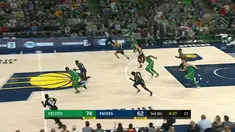 Berita video game recap NBA 2017-2018 antara Boston Celtics melawan Indiana Pacers dengan skor 112-111.