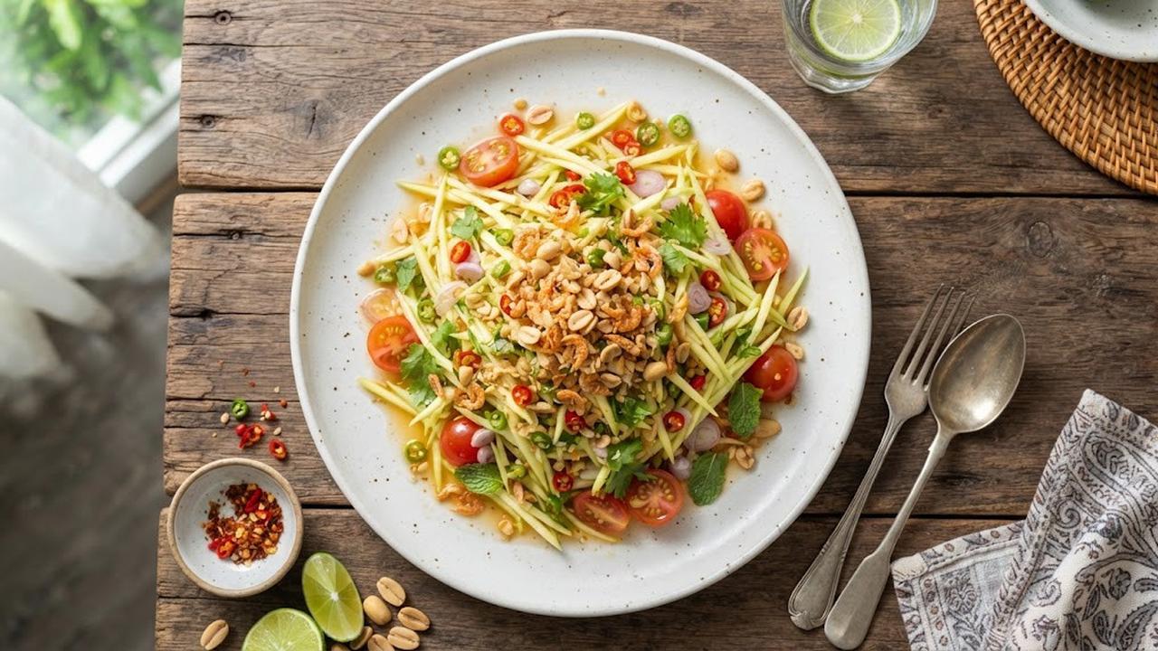 Resep Salad Mangga ala Thailand yang Segar dan Mudah Dibuat di Rumah