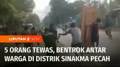 Bentrok antar warga pecah di Papua Pegunungan, hingga menelan korban jiwa lima orang meninggal dunia. Bentrok antara masyarakat Nduga dan Lanny Jaya terjadi sejak hari Sabtu lalu, dan sampai berita ini disusun belum juga ada tanda-tanda perdamaian.