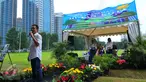Gelora Bung Karno (GBK) merencanakan pembangunan Hutan Kota di kawasan pertengahan Ibukota Jakarta, Jumat, (18/3/2016). Rencana tersebut didukung Pemprov DKI Jakarta dan komunitas pecinta olahraga dan lingkungan hidup. (Liputan6.com/Faisal R Syam)