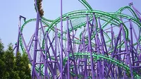 Penumpang Terjebak di Puncak Roller Coaster 5 Jam