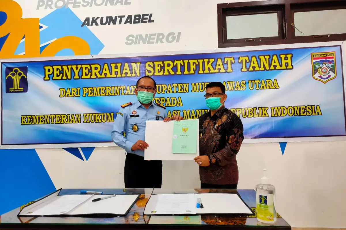Lapas Penuh, Pemkab Muratara Hibahkan Tanah ke Kemhumham Sumsel