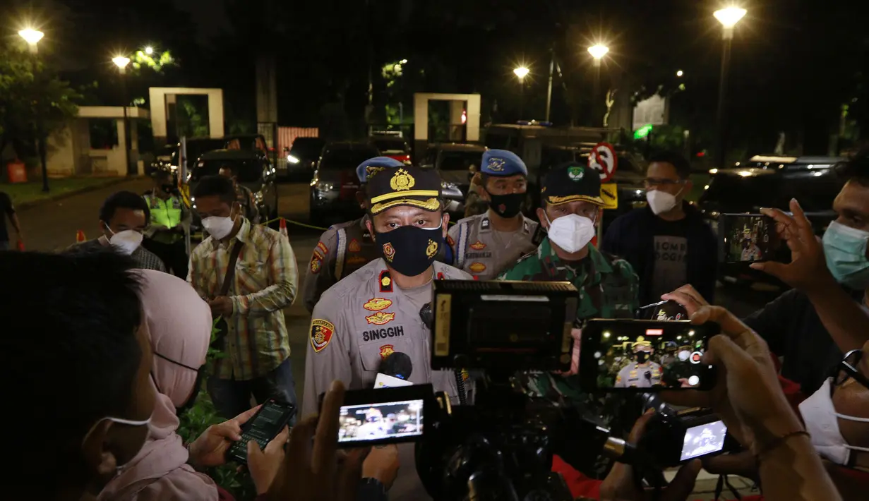 Kapolsek Tanah Abang, Kompol Singgih Hermawan beralasan, Kepolisian tak mengeluarkan izin pertandingan karena waktu yang terlalu mepet. (Foto: Bola.com/M. Iqbal Ichsan)