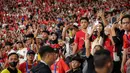 Jumlah ini melampaui rekor penonton Timnas Irak ketika menghadapi Timnas Oman pada 5 September 2024. Ketika itu, 63.270 penonton menyesaki Basra International Stadium, Basra. (Bola.com/Bagaskara Lazuardi)