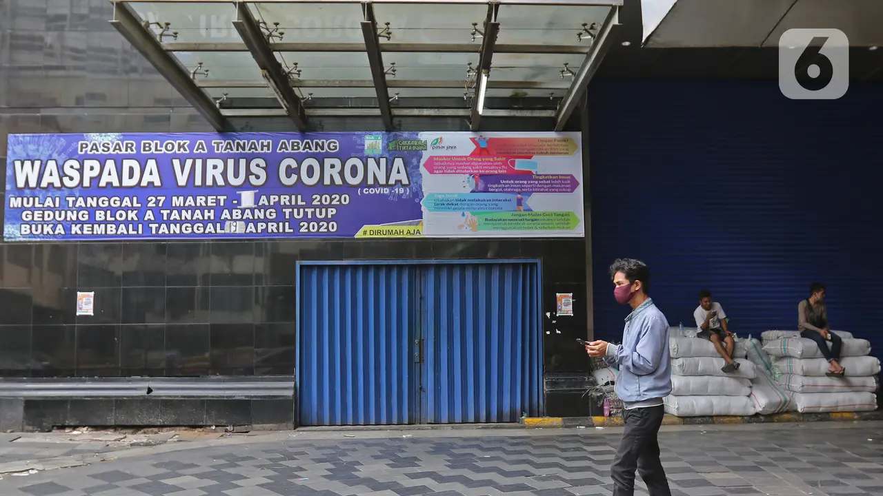 Penutupan Pasar Tanah Abang Berlanjut