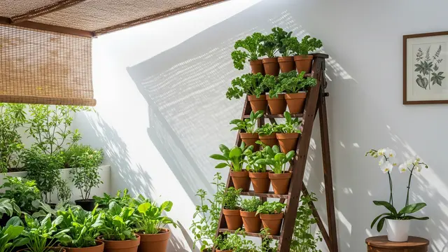 9 Model Kebun Sayur di Rumah Pakai Barang Bekas tapi Kelihatan Mahal