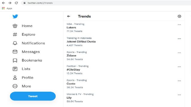 #OleStay Trending di Twitter.