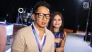 Pasangan Ringgo Agus Rahman dan Sabai Morscheck berpose untuk awak media saat ditemui di Jakarta, Kamis (23/8). Menikah sejak tahun 2015, rumah tangga mereka seakan lengkap dengan kehadiran Bjorka Dieter Morscheck. (Liputan6.com/Faizal Fanani)