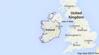 Peta Irlandia. (Google)