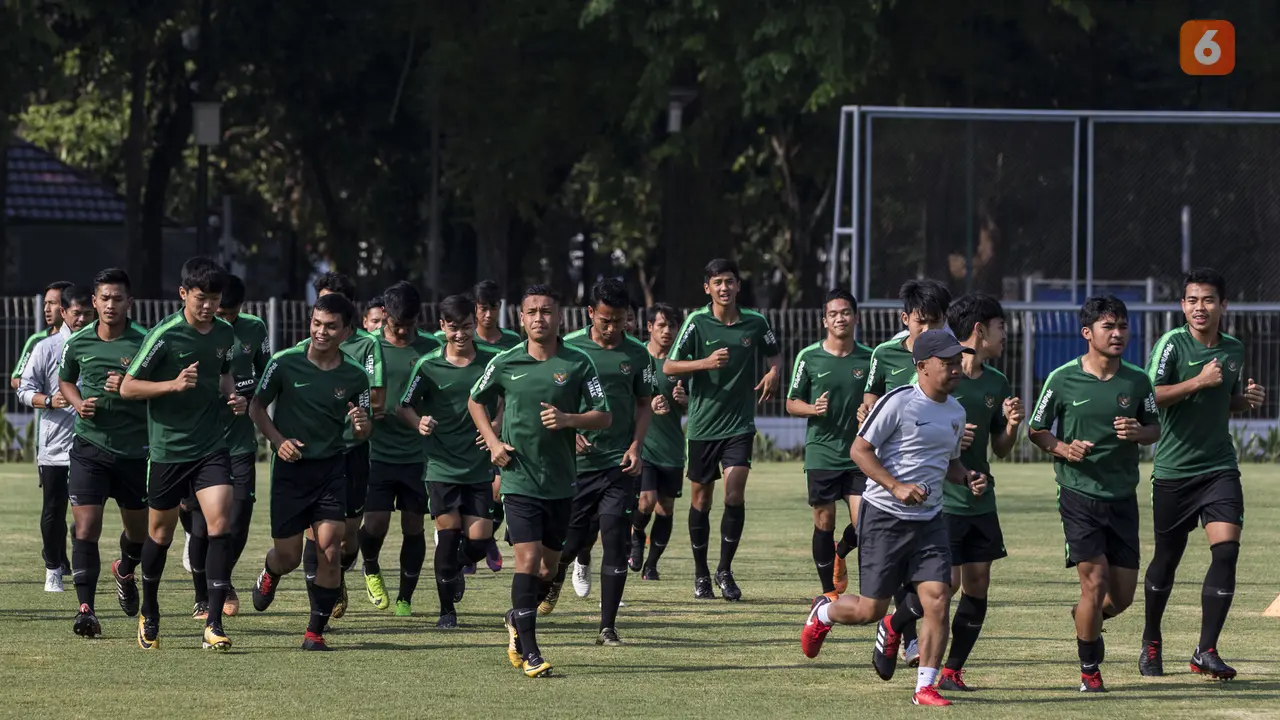 Latihan Timnas Indonesia U-19