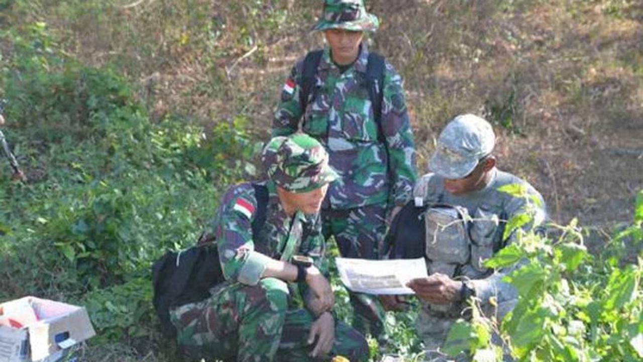 Aksi prajurit Kostrad dan US Army latihan bareng di Sukabumi