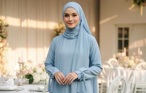 Warna Gamis Syar'i yang Membuat Wajah Terlihat Cerah Foto: Gemini
