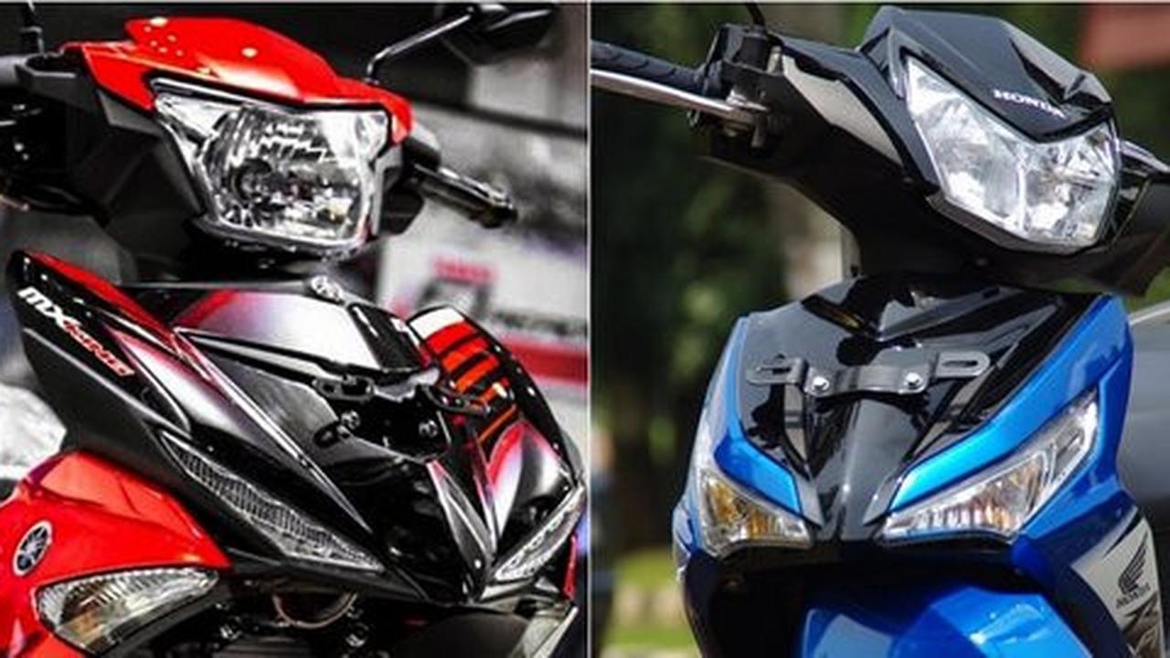 Sengitnya pertarungan Honda vs Yamaha di segmen motor bebek