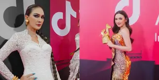 Luna Maya dan Mahalini turut hadir dalam gelaran TikTok Awards 2023. Kedua perempuan berdarah Bali itu tampil menawan dengan sentuhan kain tradisional. Siapa yang paling menawan? [@lunamaya @mahaliniraharja]