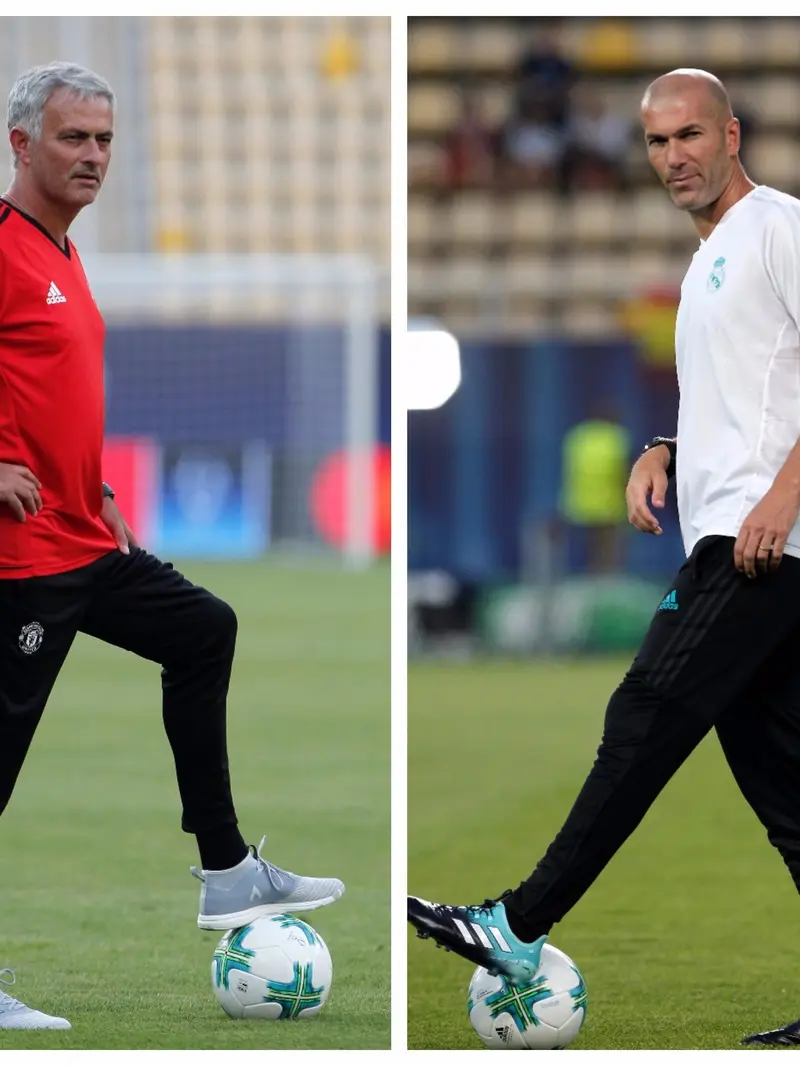 Jose Mourinho dan Zinedine Zidane