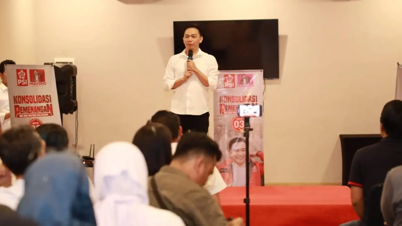 Salah satu calon Ketua Umum Partai Solidaritas Indonesia, Agus Mulyono bertemu dengan jajaran kader DPD PSI se-Provinsi Banten.