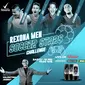 Empat pesepak bola Indonesia bersaing pada turnamen Rexona Men Soccer Stars Challenge.