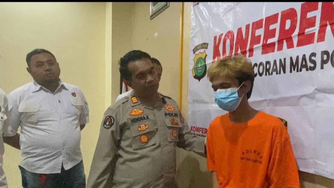 Jambret Handphone Rp20 Juta Ditangkap saat Jual Hasil Curian, Beraksi di Depok dan Incar Ibu-Ibu