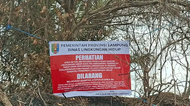 Perkebunan tebu disegel