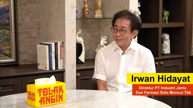 Tangkapan layar YouTube Rhenald Kasali saat wawancara dengan Direktur PT Industri Jamu dan Farmasi Sido Muncul Tbk Irwan Hidayat.