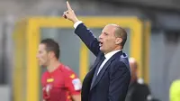 Hasil ini membuat pasukan Massimiliano Allegri untuk sementara keluar dari zona degradasi dan duduk di posisi ke-12 dengan lima poin dari lima laga. (AP/Tano Pecoraro)