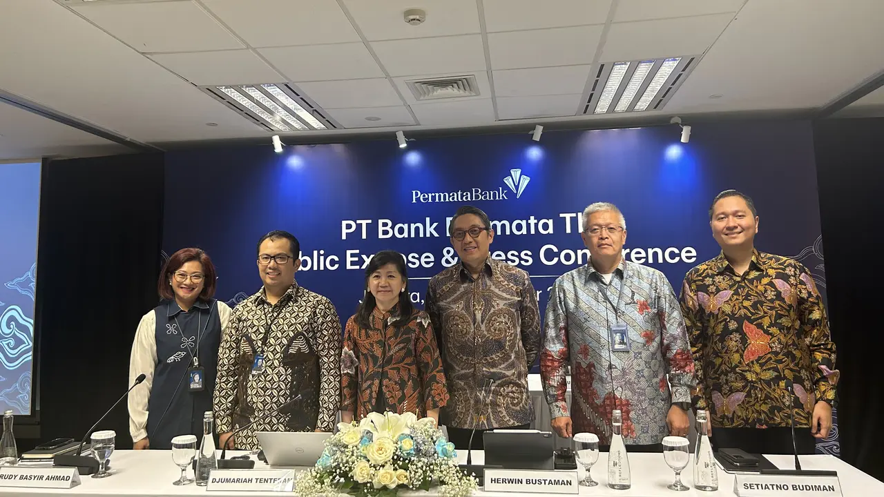 Paparan publik PT Bank Permata Tbk (BNLI), Kamis (23/11/2023). (Foto: Liputan6.com/Elga N)