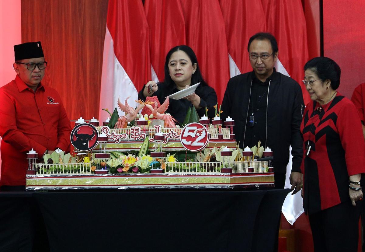Megawati Pidato di HUT ke-52 PDIP