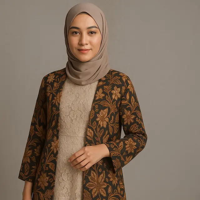 Long Dress Brokat Terlalu Formal? Tambahkan 7 Outer Ini Biar Lebih Santai