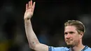 Laga kandang melawan Bournemouth menjadi pertandingan terakhir Kevin De Bruyne bersama The Citizens. (Paul ELLIS/AFP)