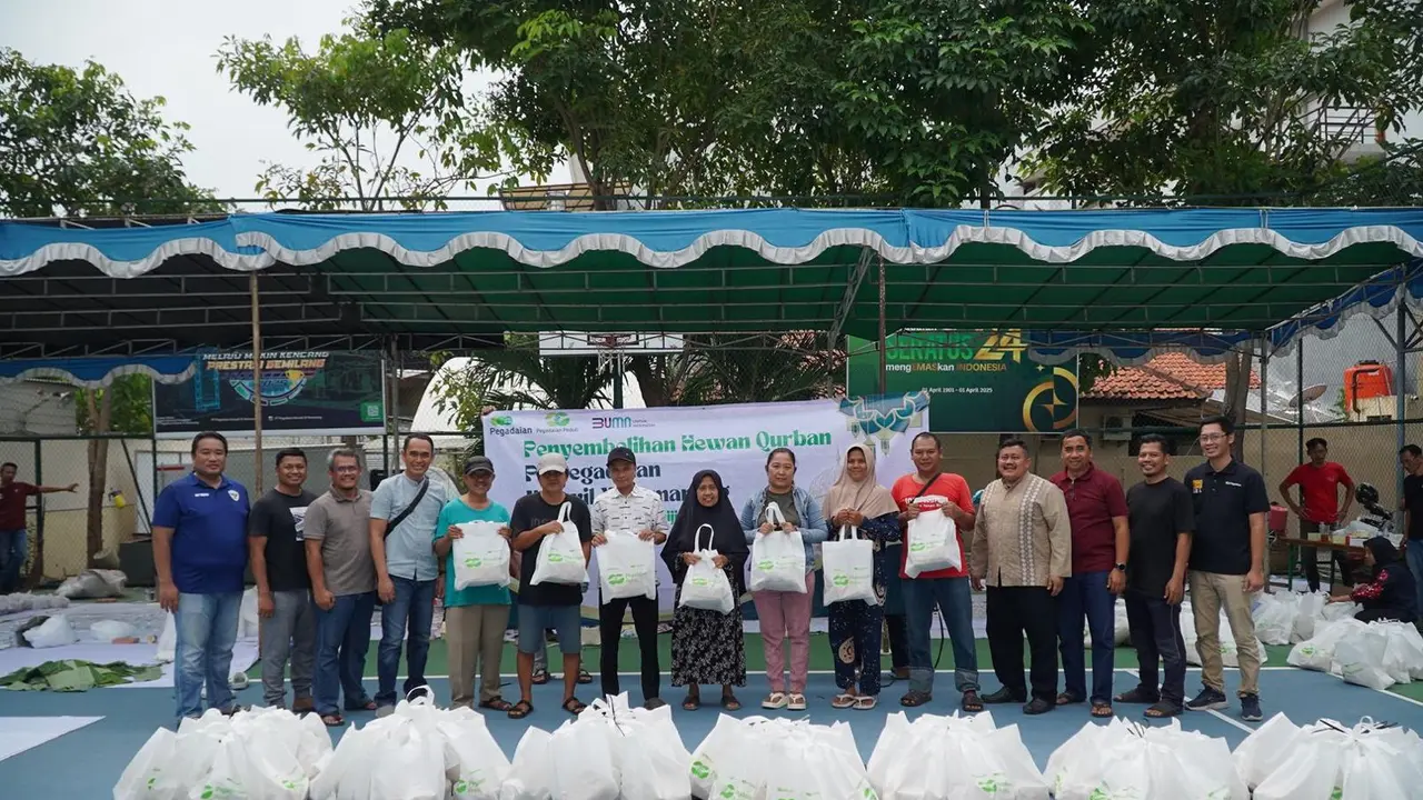 Rayakan Idul Adha 1446 H, PT Pegadaian Kanwil XI Semarang Salurkan 70 Hewan Kurban