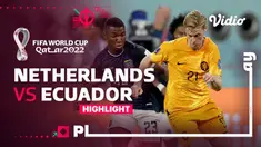 Berita video highlights pertandingan matchday kedua Grup A Piala Dunia 2022, Jumat (25/11/22), antara Belanda melawan Ekuador yang berakhir imbang 1-1.