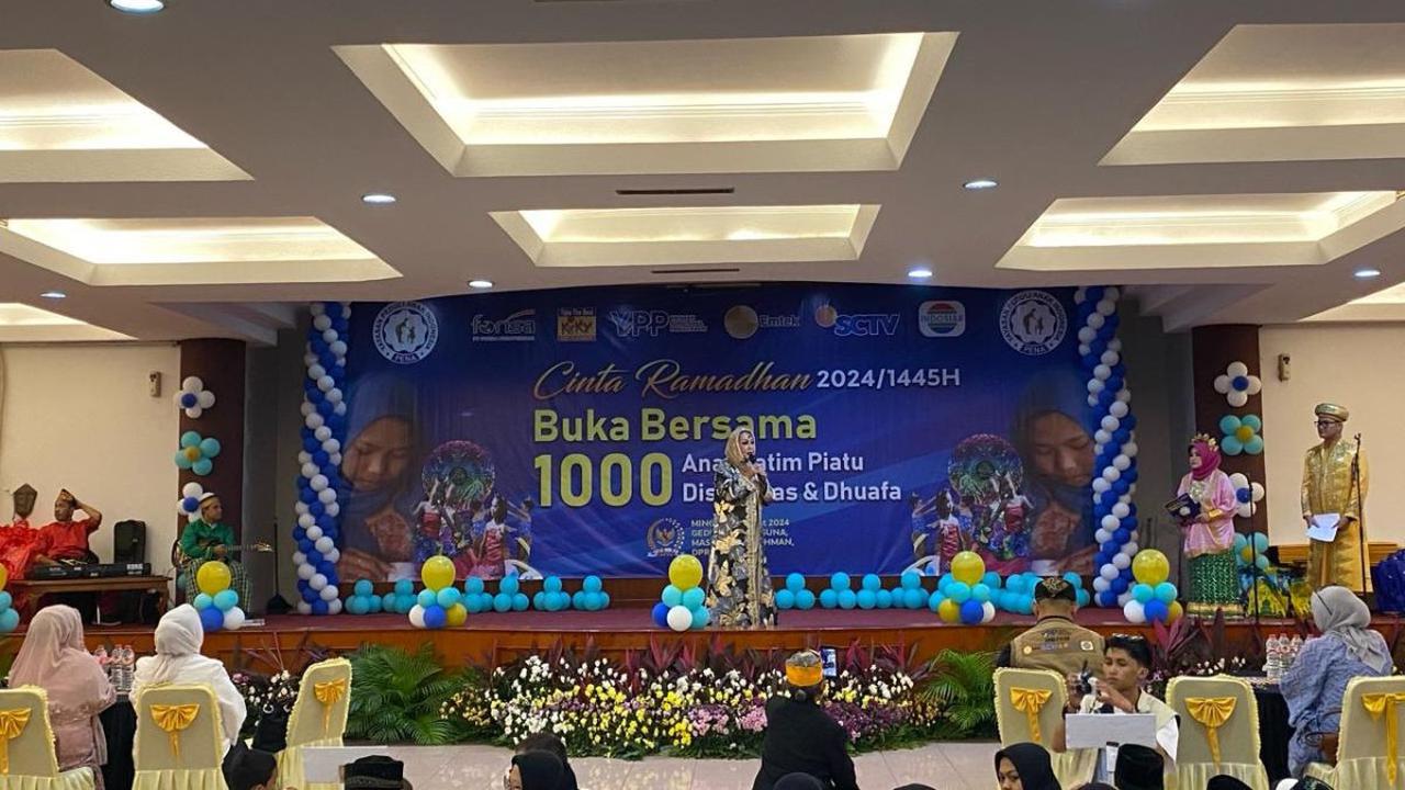 Dalam acara ini, ada 700 anak-anak yatim piatu, disabilitas dan duafa yang hadir.<br>