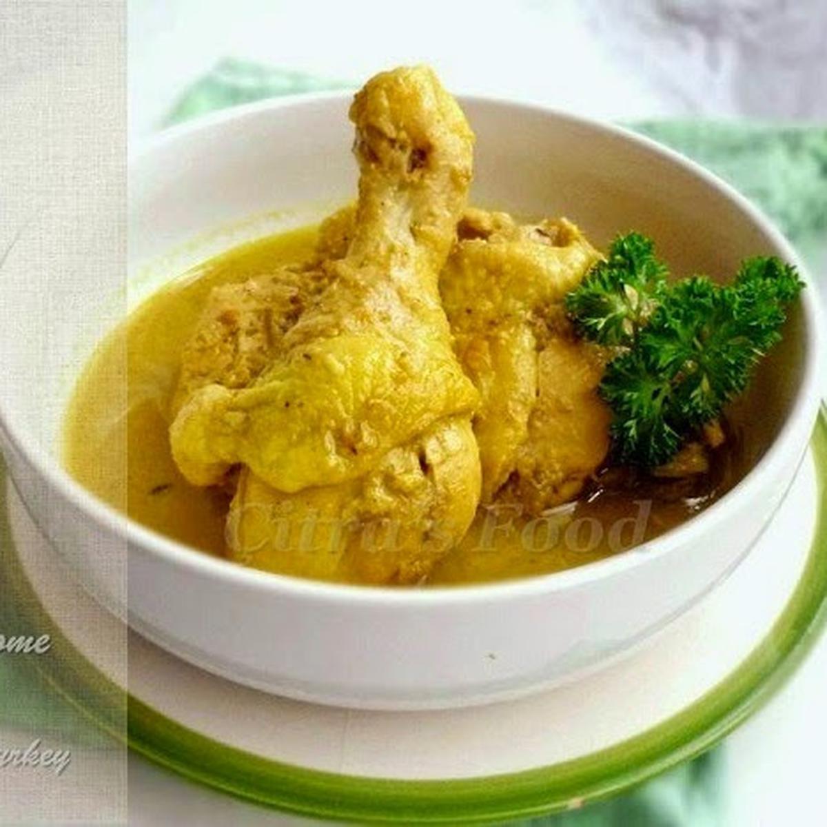 ilustrasi opor ayam