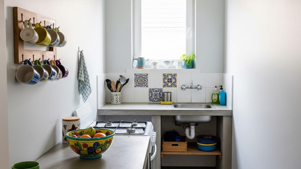 9 Model Dapur Rumah Kontrakan Sempit 1,5x2 Meter dengan Meja Cor Sederhana