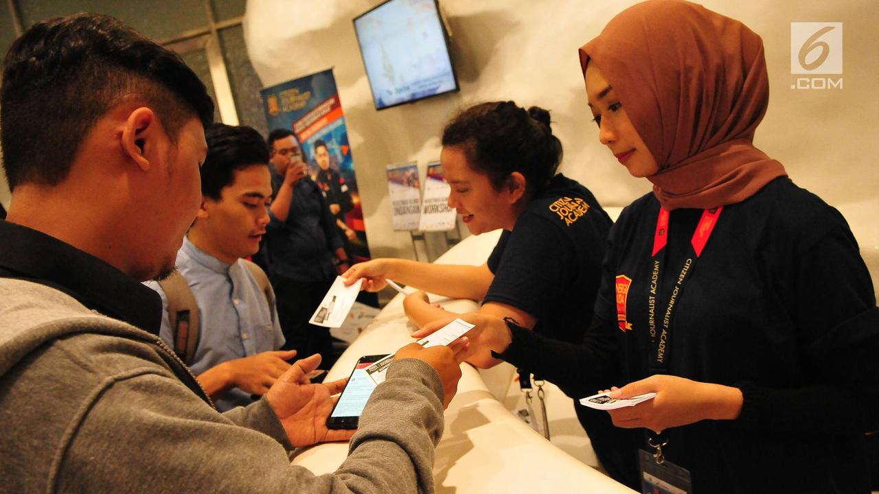 Antusias Peserta di Hari Pertama Pendaftaran Citizen Journalist Academy