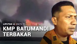 KMP Batumandi Terbakar di Perairan Merak, Ratusan Penumpang Dievakuasi