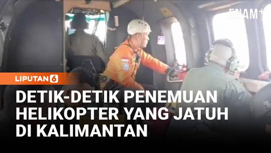 Bangkai Helikopter Ditemukan Di Hutan Sekadau, 8 Korban Dicari