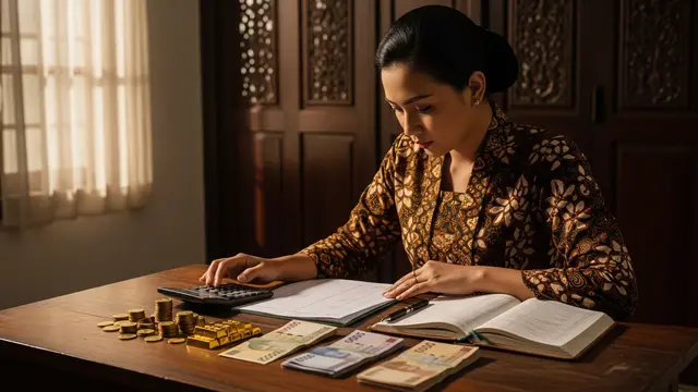 Ilustrasi Cara Menghitung Zakat Mal/Gemini AI