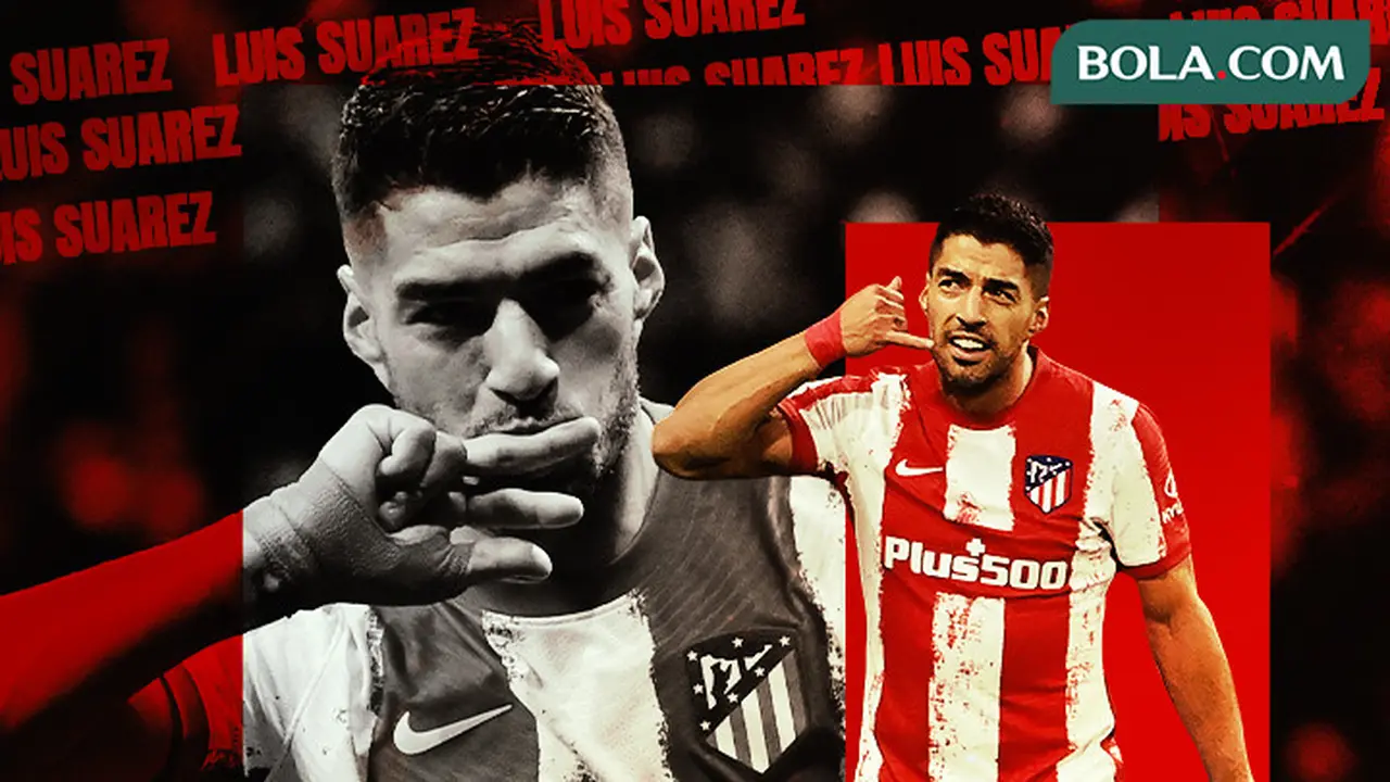 Atletico Madrid - Ilustrasi Luis Suarez