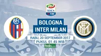 Serie A 2017 Bologna Vs Inter Milan (Bola.com/Adreanus Titus)