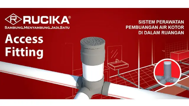 Sistem perawatan pembuangan air kotor di dalam ruangan.