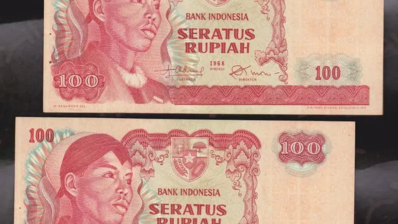 Rp 100 Tahun Emisi 1968