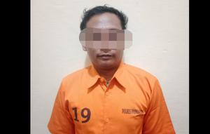 RA (30) ditangkap polisi setelah diduga terlibat penipuan mobil dengan dokumen palsu (Istimewa)