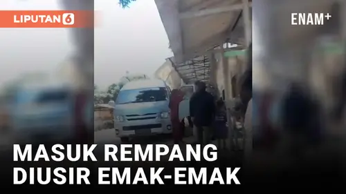 VIDEO: Heboh! Tim Terpadu di Rempang Masuk Kampung Diusir Emak-Emak