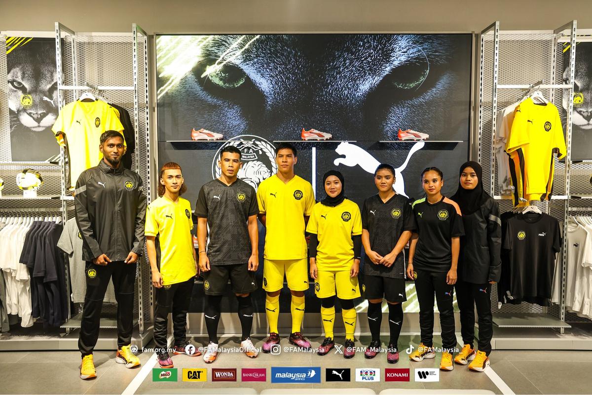 Penampakan jersey baru Timnas Malaysia