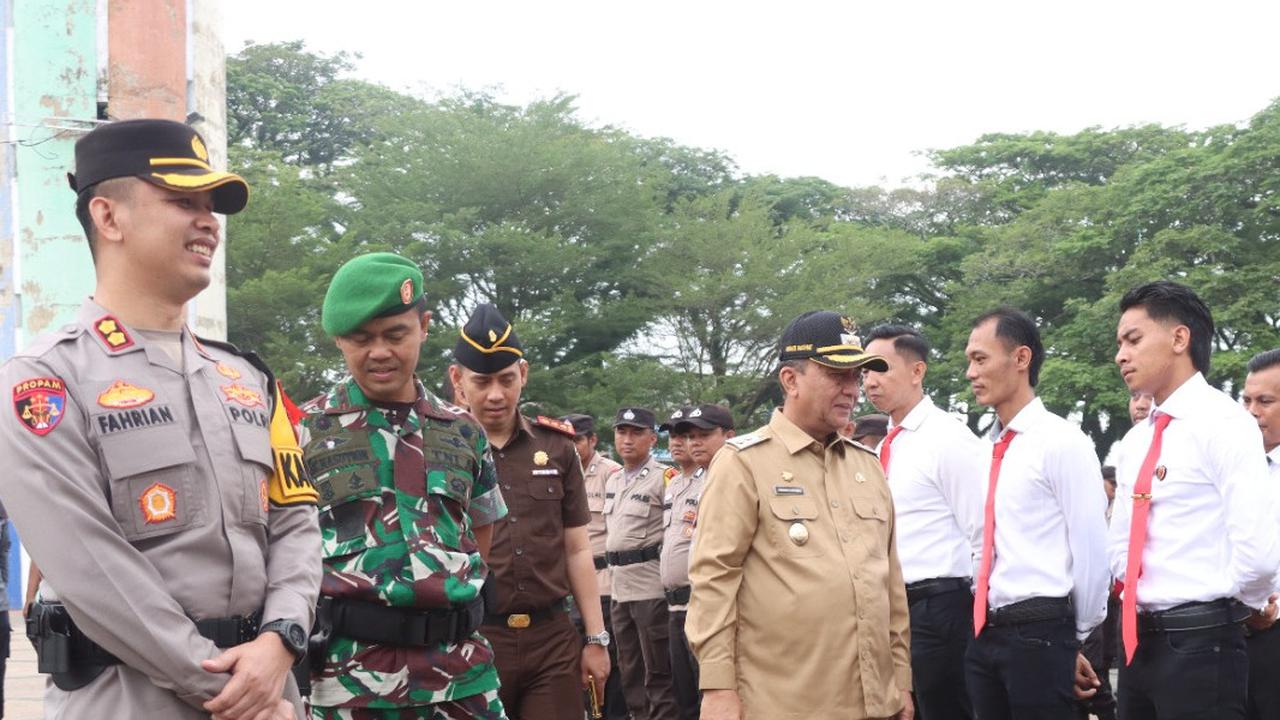 Apel Gelar Pasukan Polres Inhu